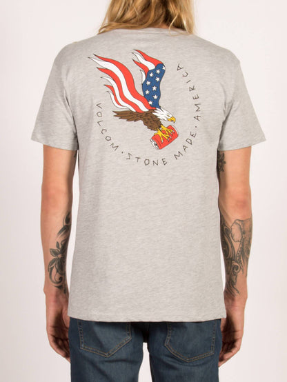 BEER DROP BSC SS HEATHER GREY