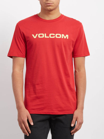 Crisp Euro T-shirt - Engine Red