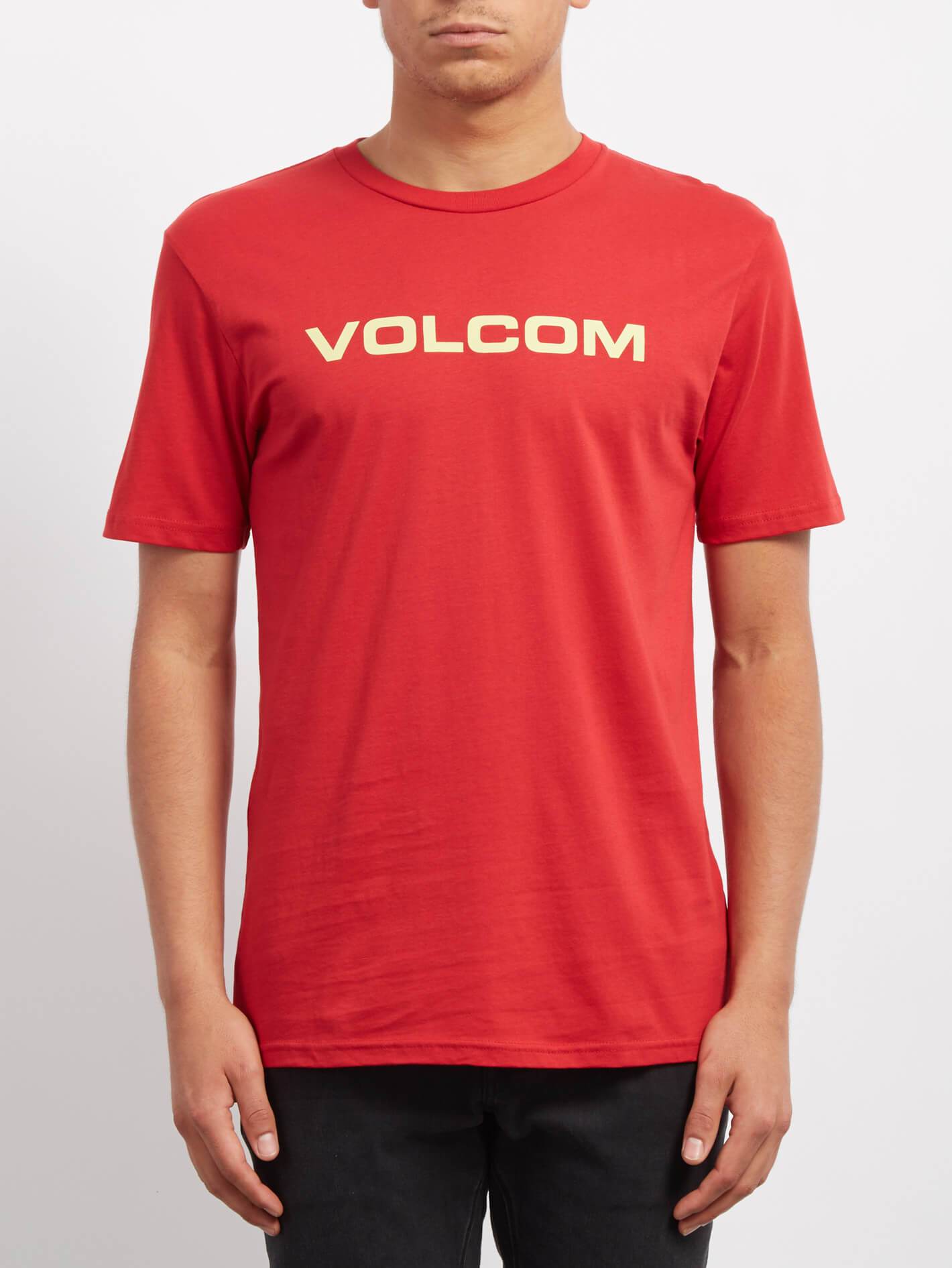 Crisp Euro T-shirt - Engine Red