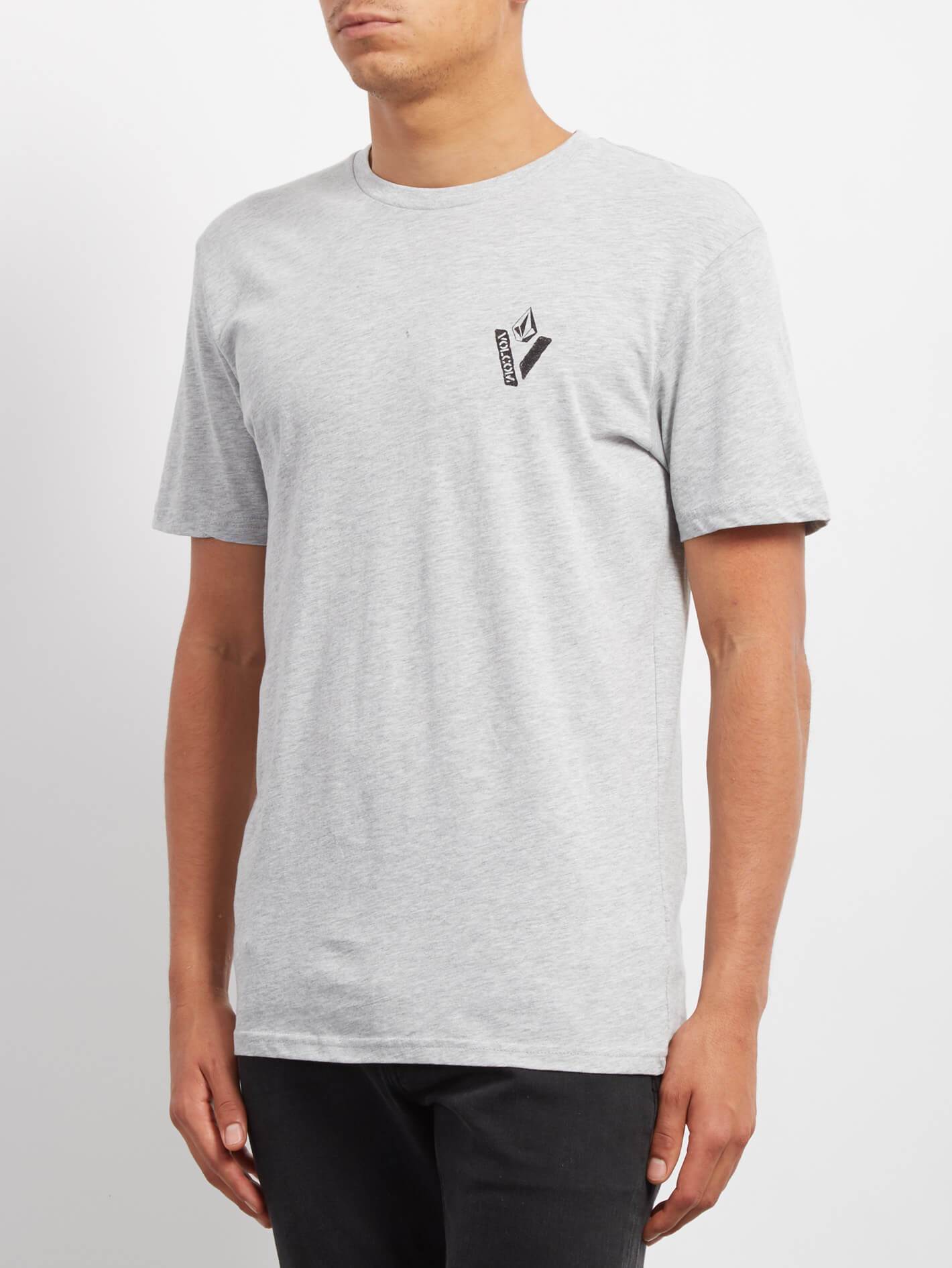 Cut Out T-shirt - Heather Grey