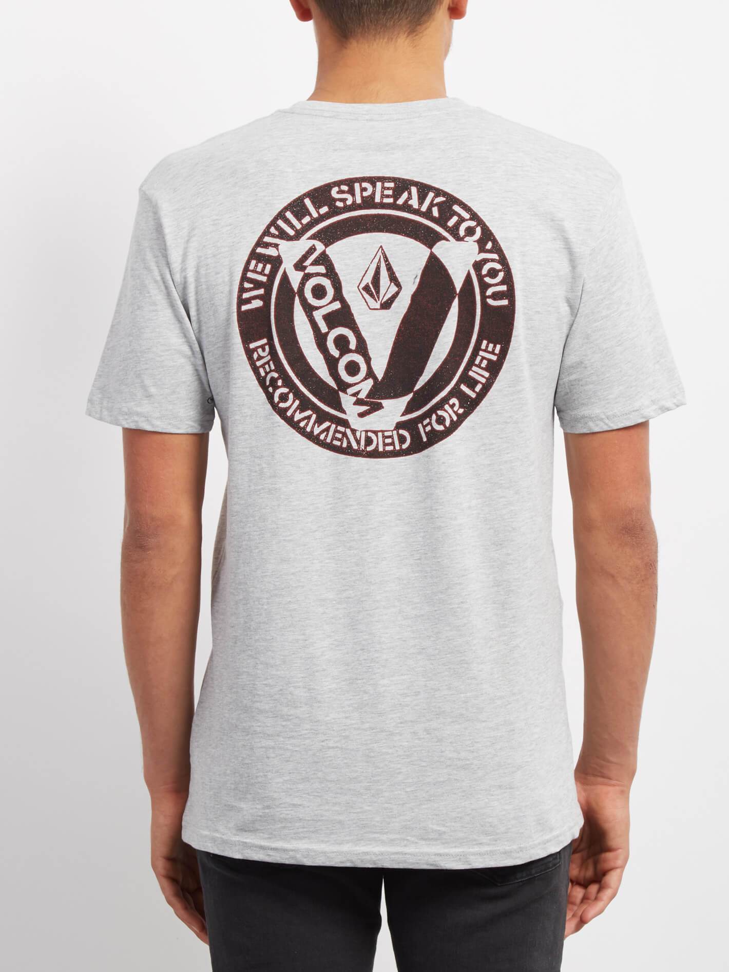 Cut Out T-shirt - Heather Grey