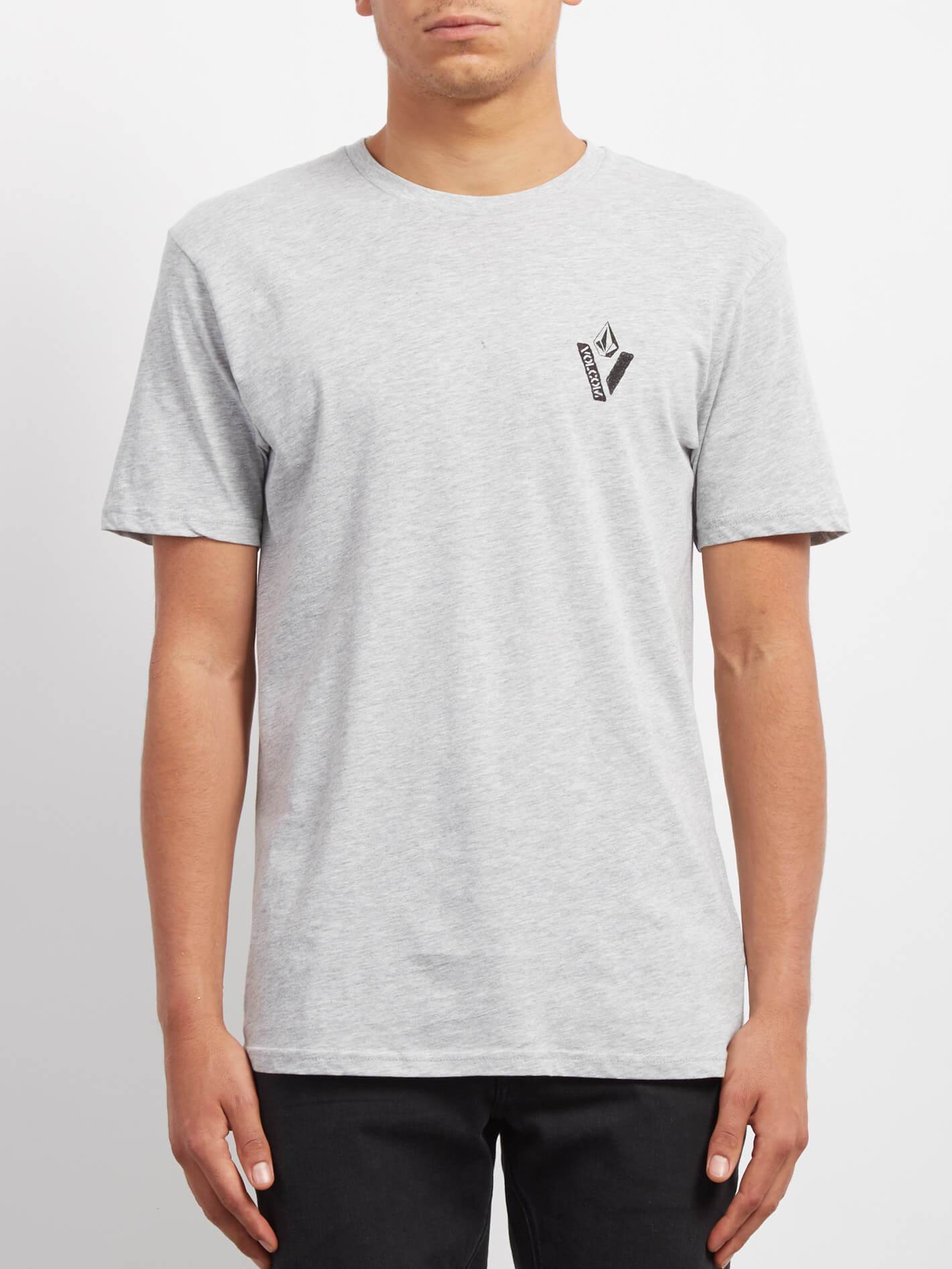 Cut Out T-shirt - Heather Grey