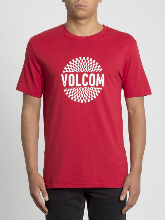 Restoned T-shirt - Engine Red