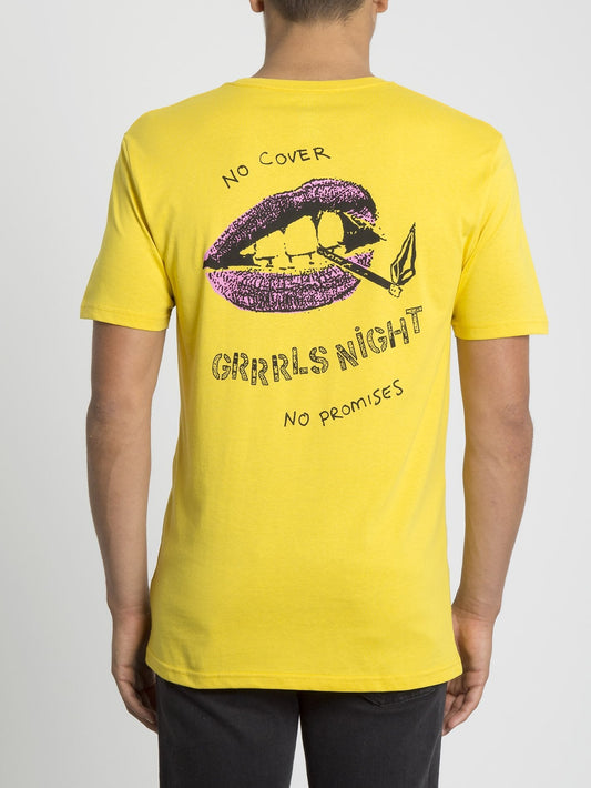 Ladies Night T-shirt - Sulphur