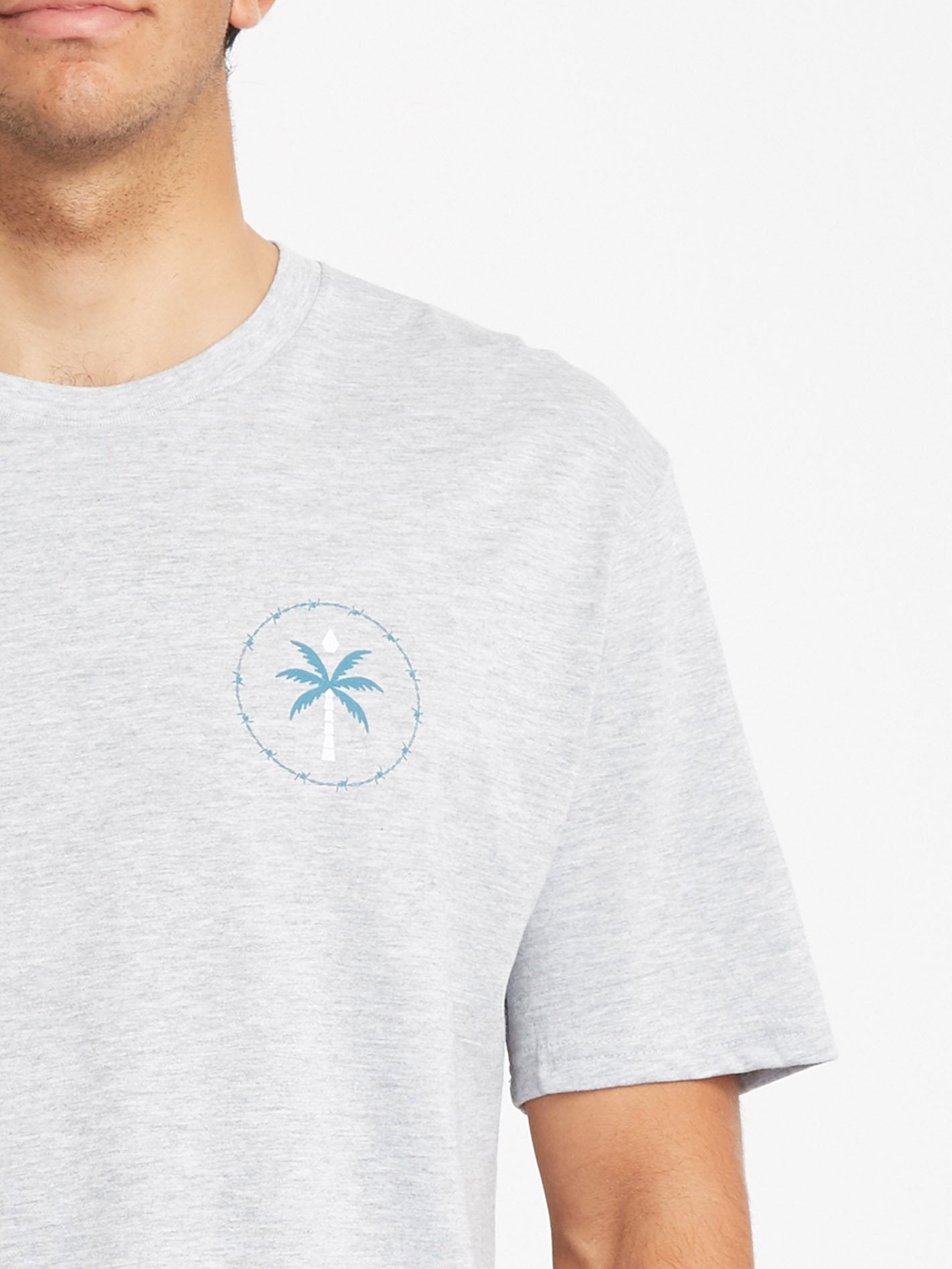 Serenic Stone T-shirt - HEATHER GREY