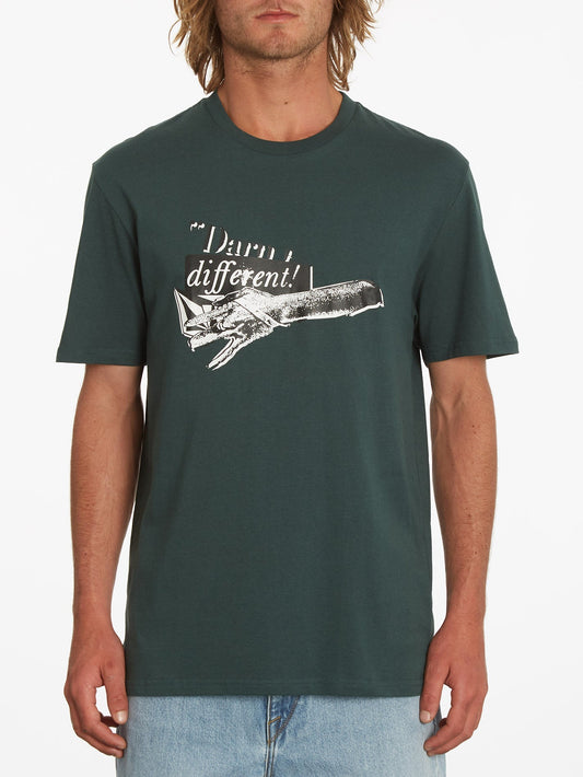 Darn T-shirt - CEDAR GREEN