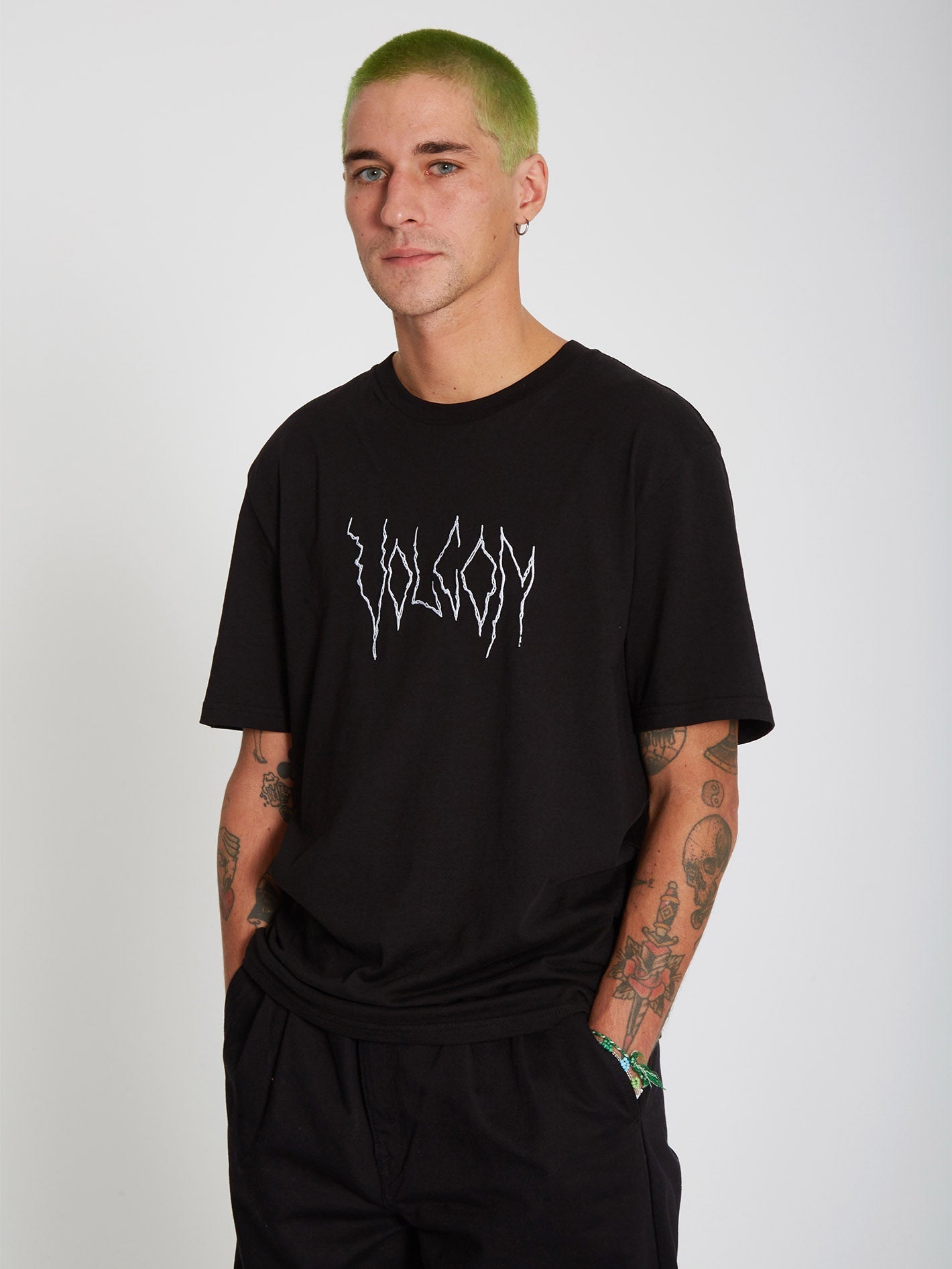Stone Watcher T-shirt - BLACK