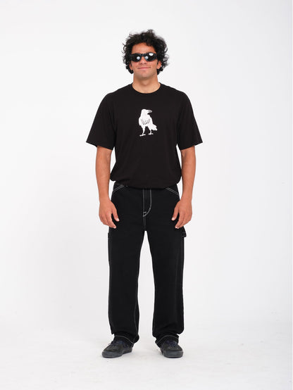 Issam Crow T-Shirt - Black