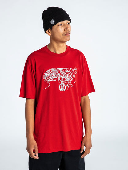 Jamie Lynn T-shirt - RIBBON RED
