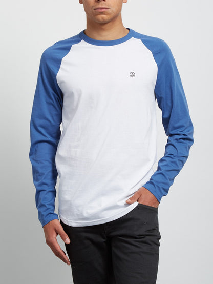 Pen Long Sleeve Tee - Blue Drift
