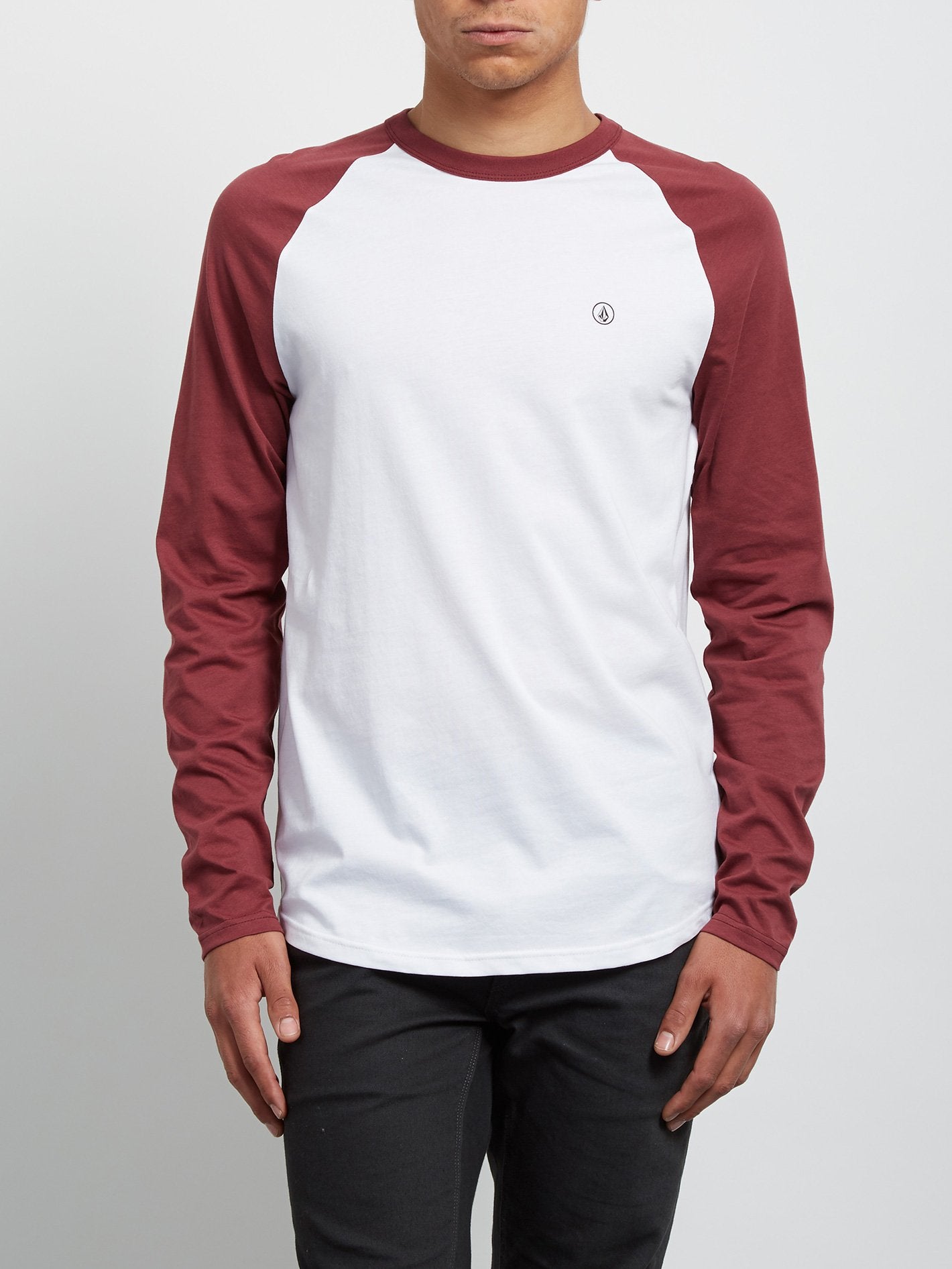 Pen Long Sleeve Tee - Crimson