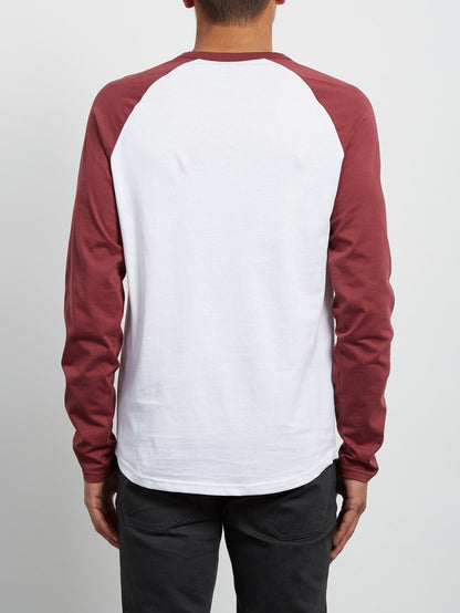 Pen Long Sleeve Tee - Crimson