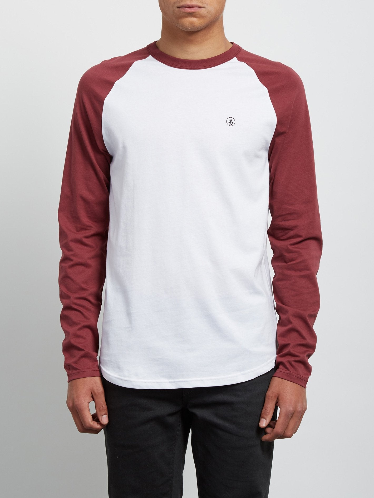 Pen Long Sleeve Tee - Crimson