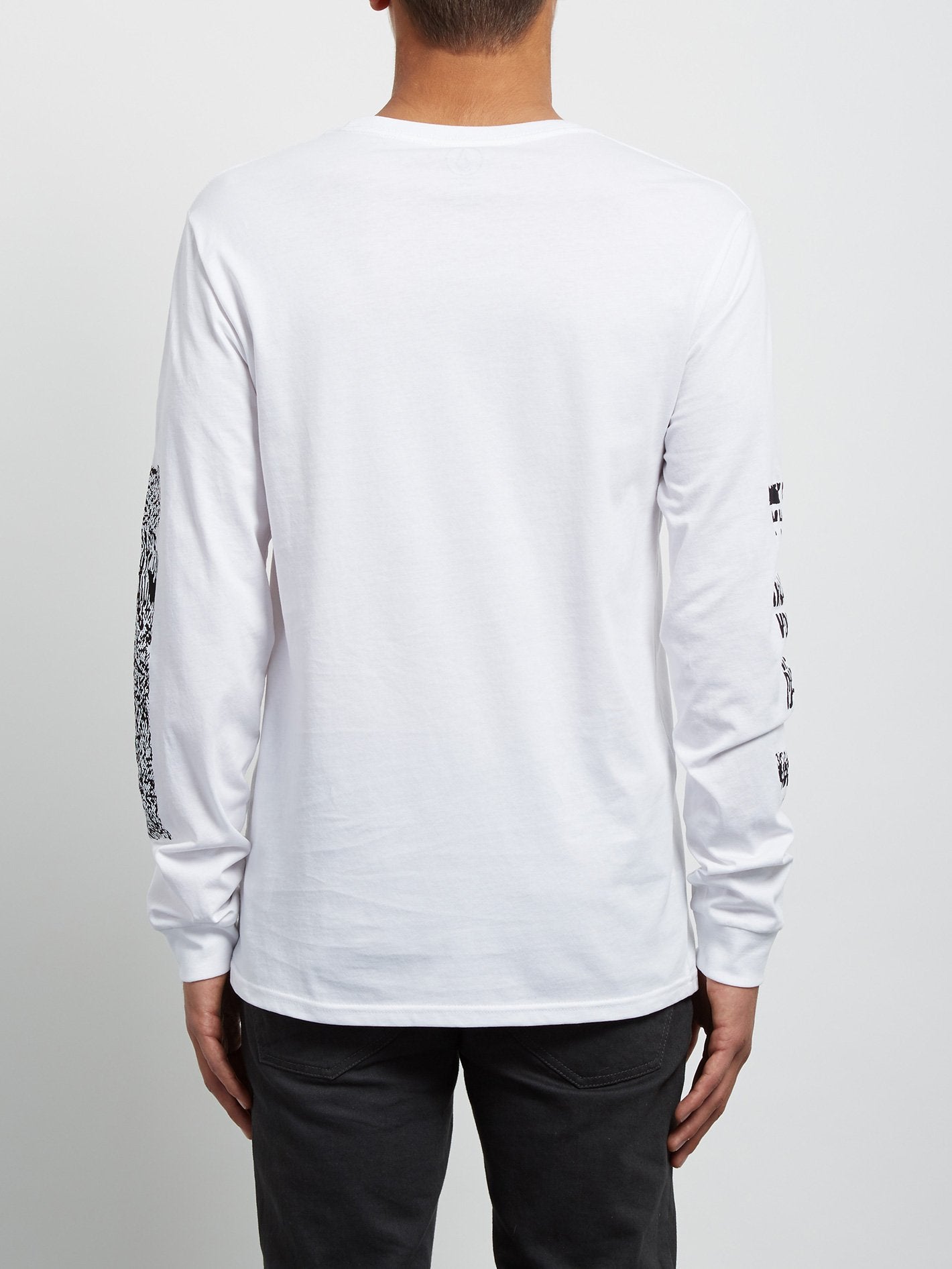 Pixel Stone Long Sleeve Tee - White