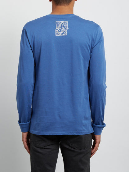Edge Long Sleeve Tee - Blue Drift