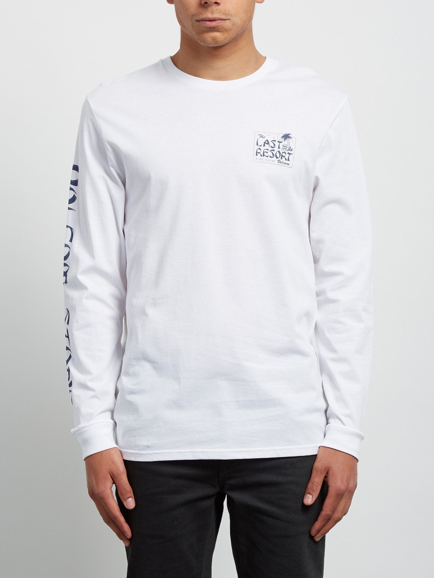 Last Resort Long Sleeve Tee - White