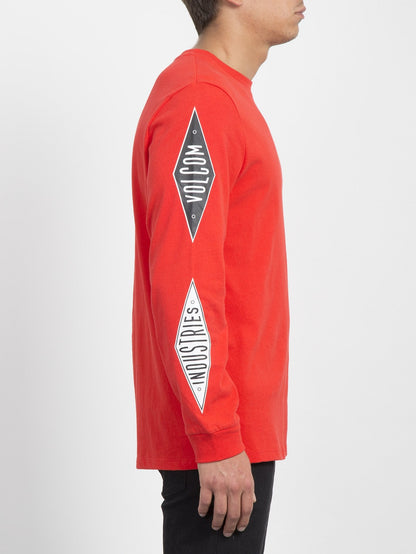 V.I. Boxy T-shirt  - Bright Red