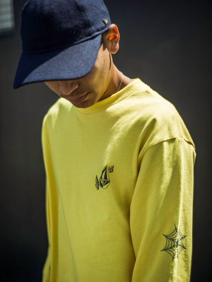 Lopez Web T-shirt  - Yellow