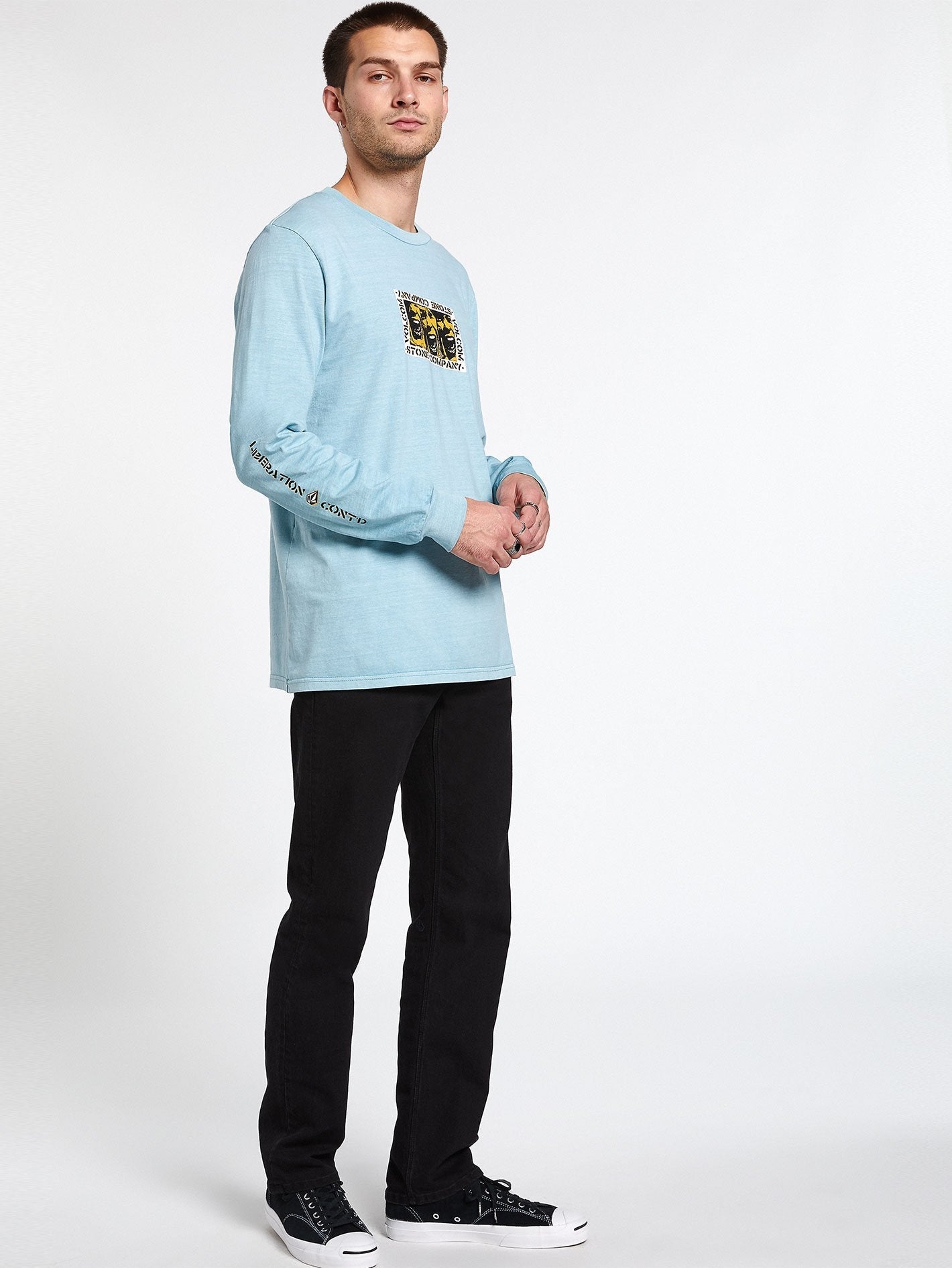 CJ Collins T-shirt - Cool Blue