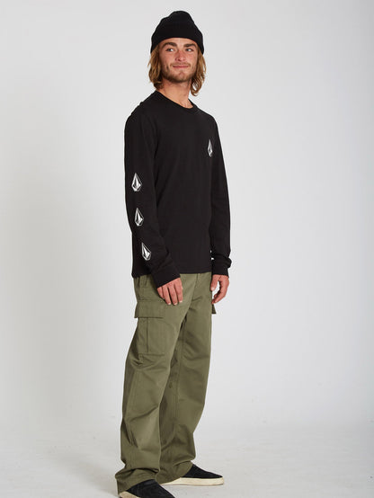 Iconic Stone T-shirt - BLACK