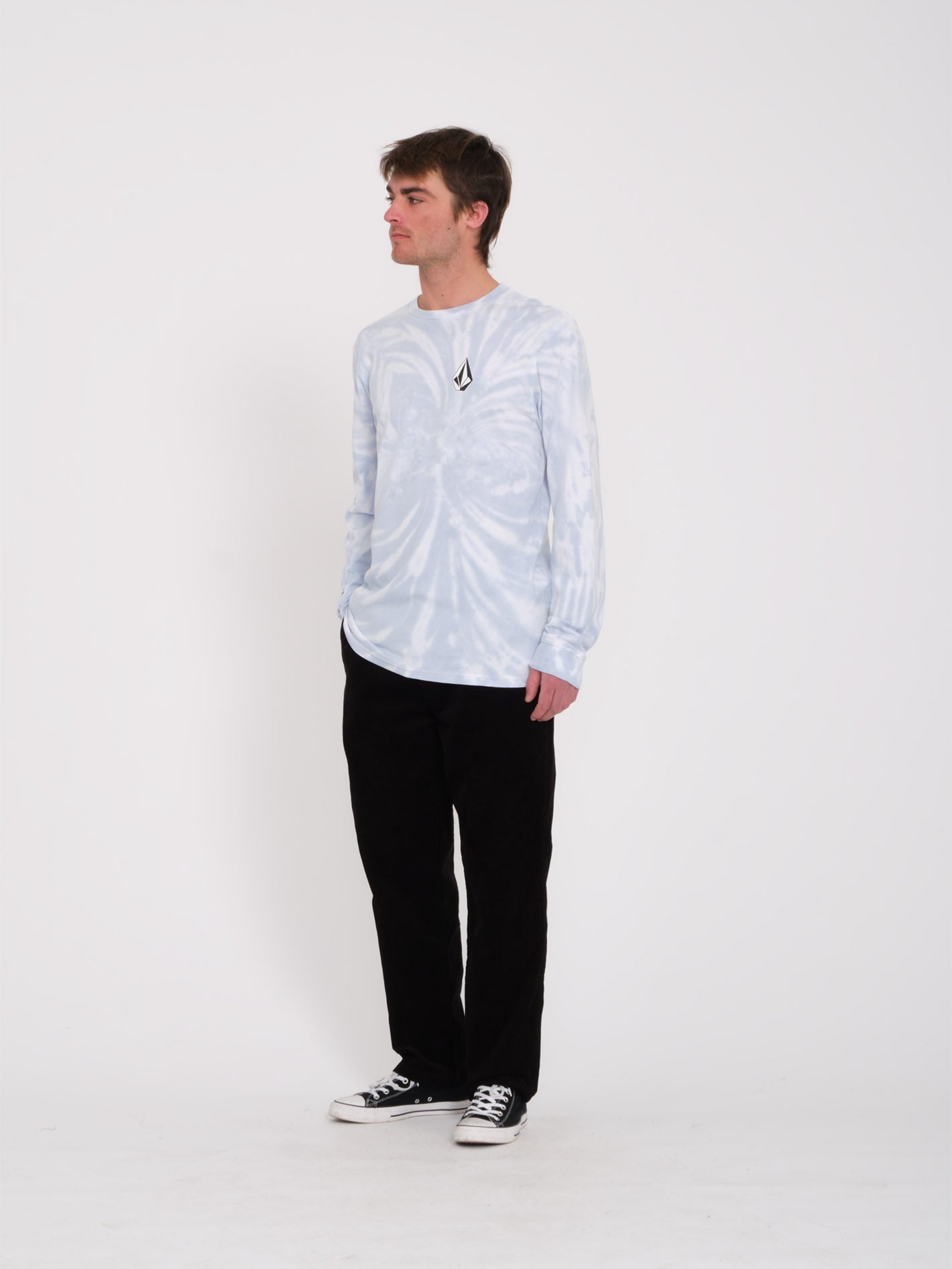 Iconic Stone Dye T-shirt - CELESTIAL BLUE