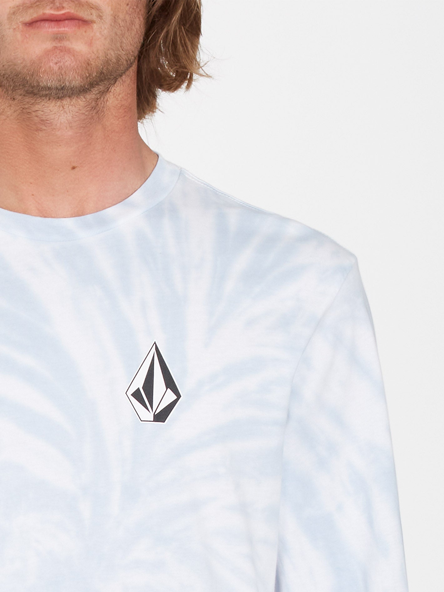 Iconic Stone Dye T-shirt - CELESTIAL BLUE