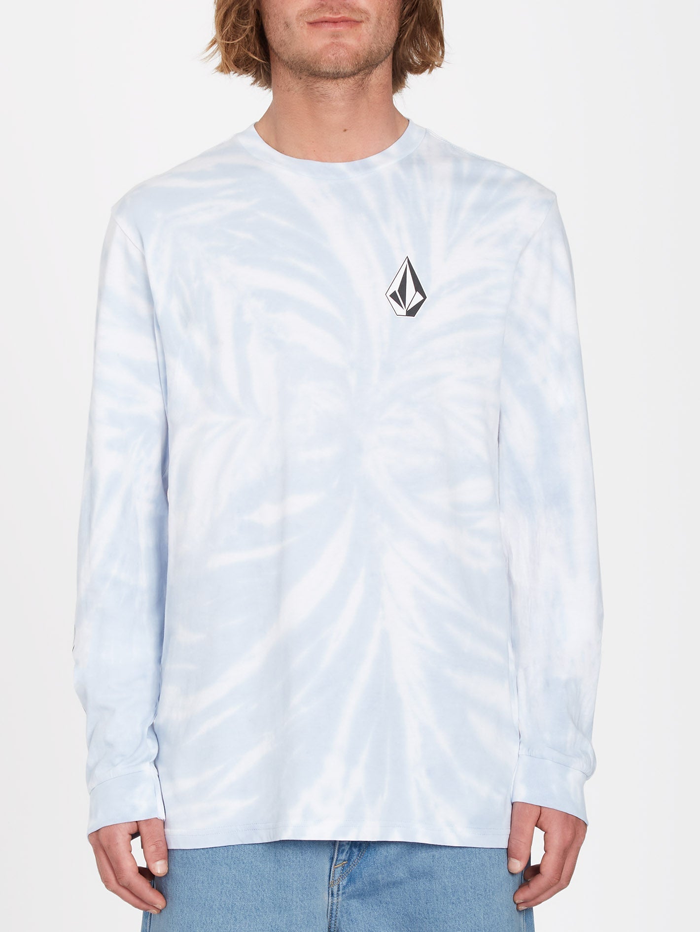 Iconic Stone Dye T-shirt - CELESTIAL BLUE