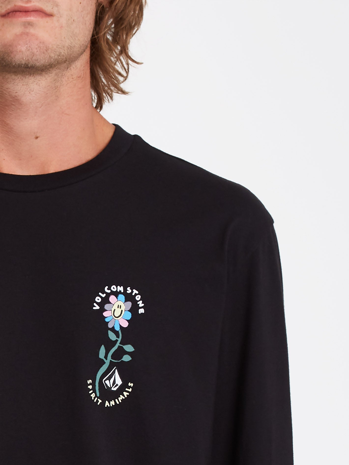 Surf Vitals Animal T-Shirt - BLACK