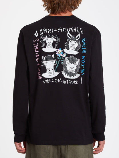 Surf Vitals Animal T-Shirt - BLACK