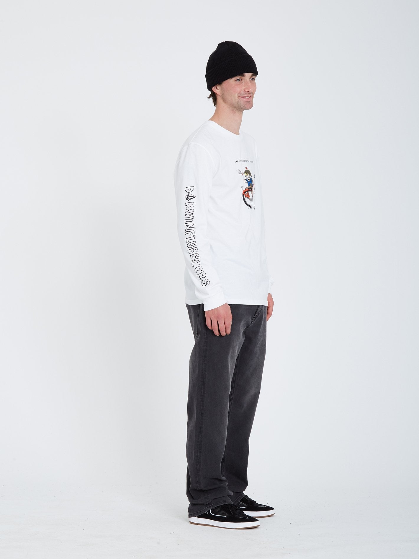Pentagram Pizza T-shirt - WHITE