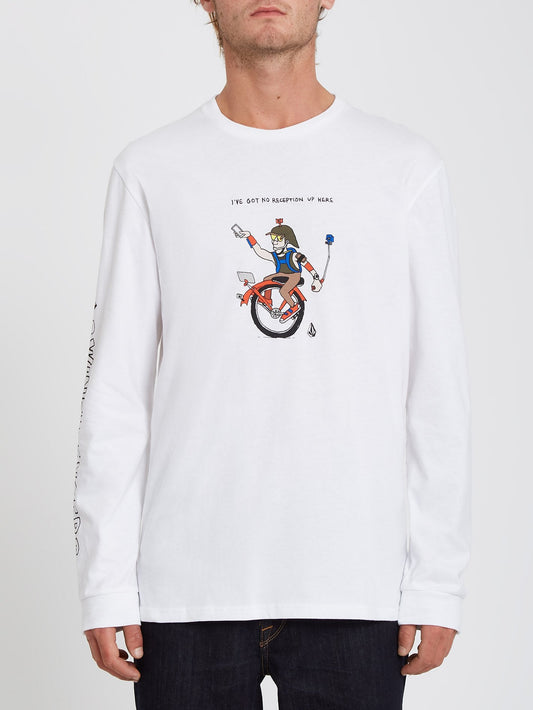Pentagram Pizza T-shirt - WHITE