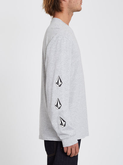 Iconic Stone T-shirt - HEATHER GREY