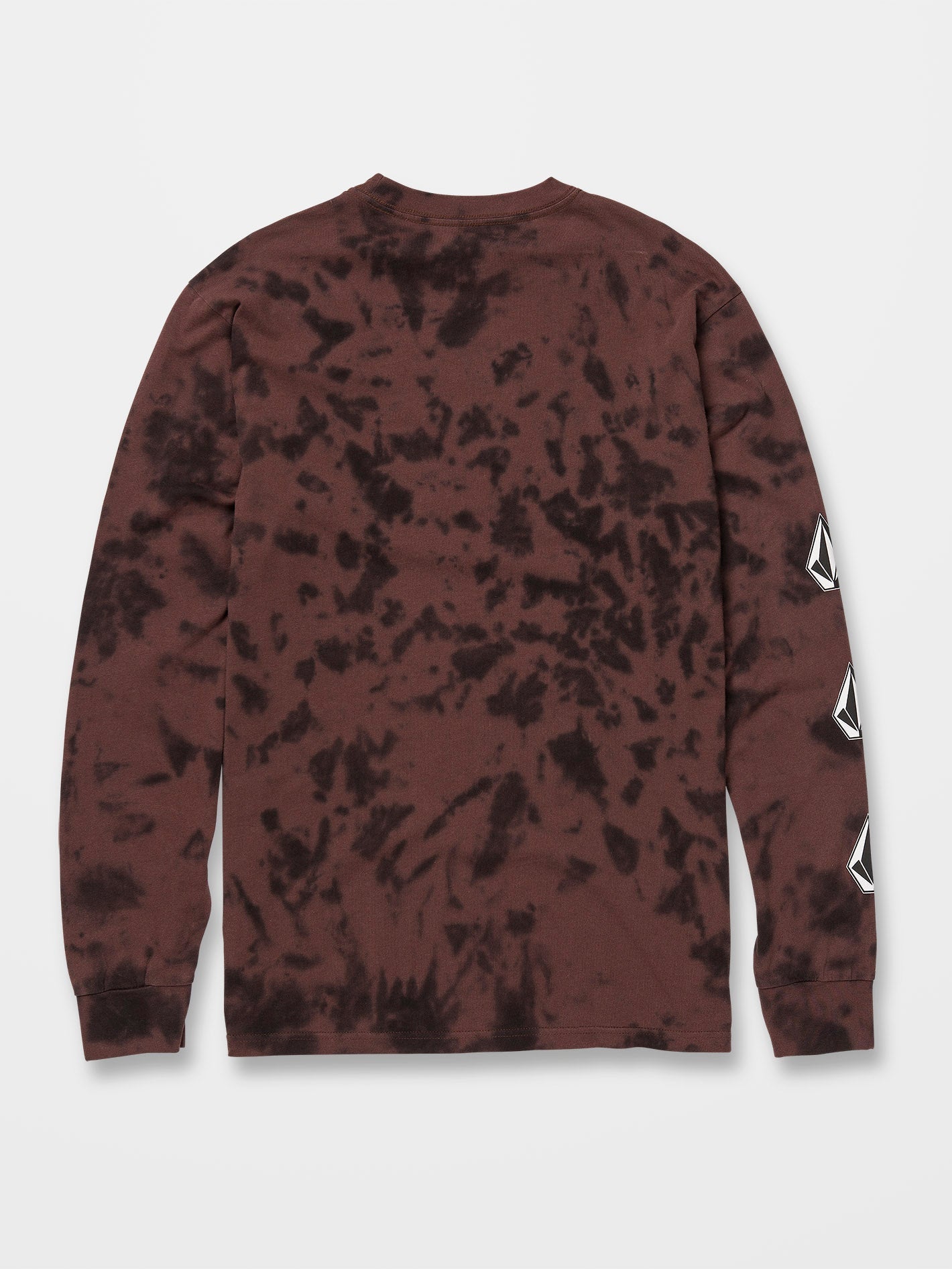 Iconic Stone Dye T-shirt - MAHOGANY