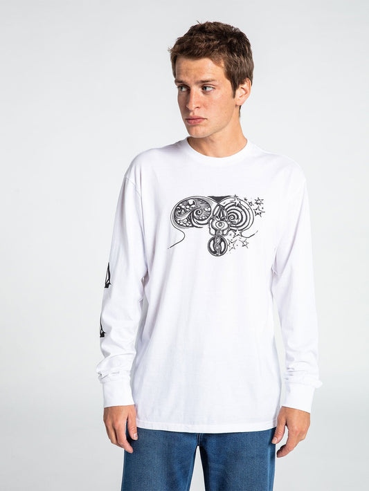 Jamie Lynn Long Sleeves T-shirt - WHITE