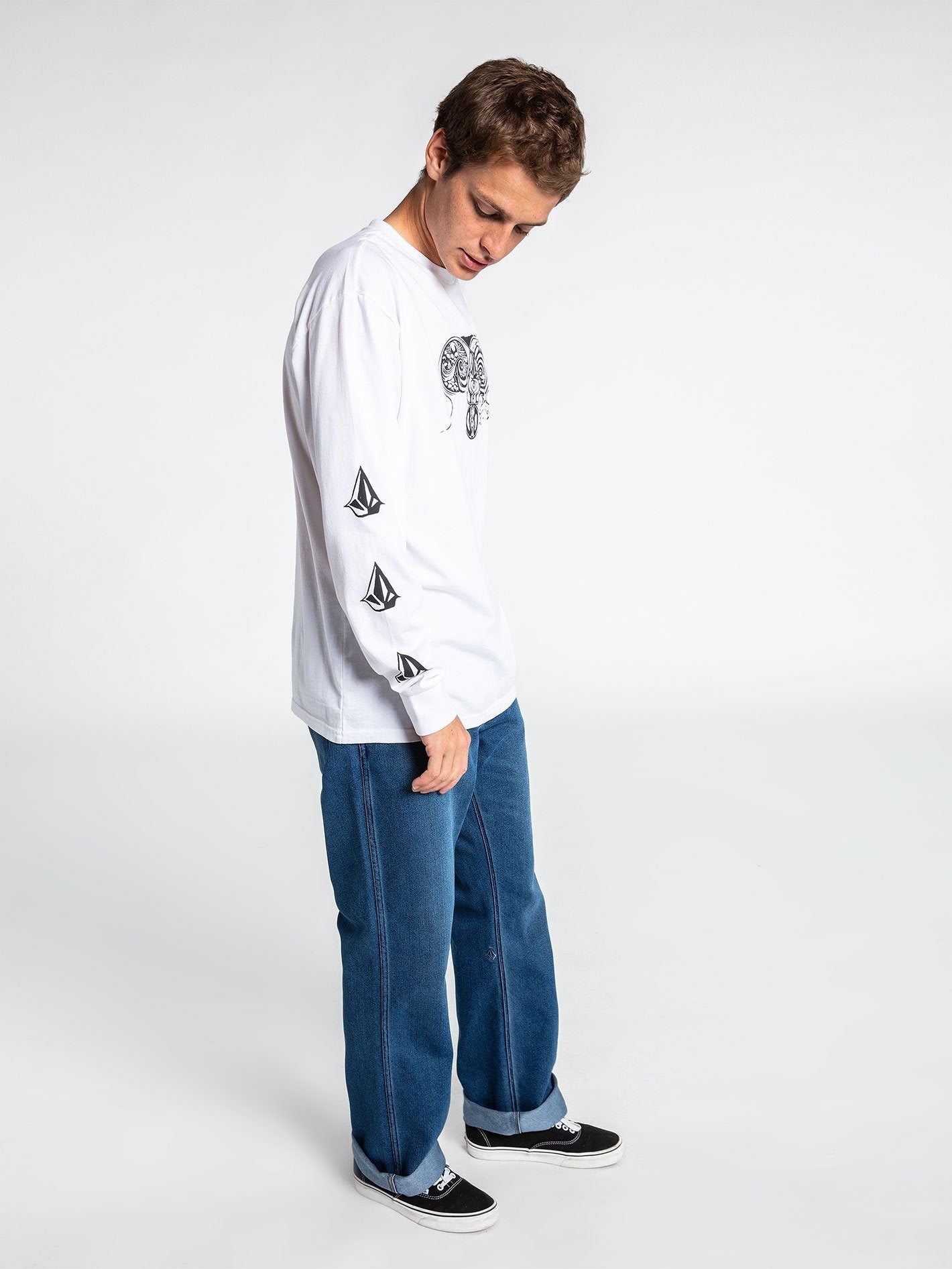 Jamie Lynn Long Sleeves T-shirt - WHITE