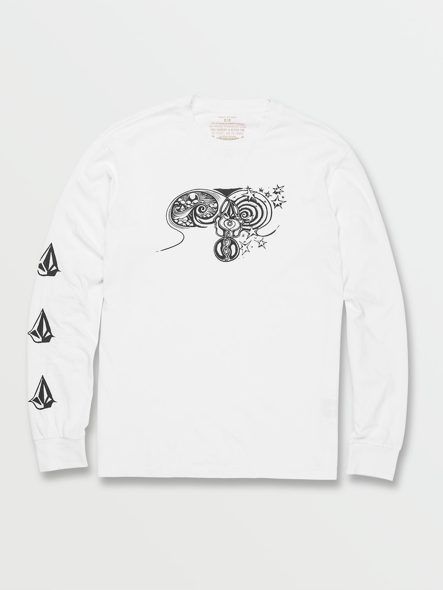 Jamie Lynn Long Sleeves T-shirt - WHITE