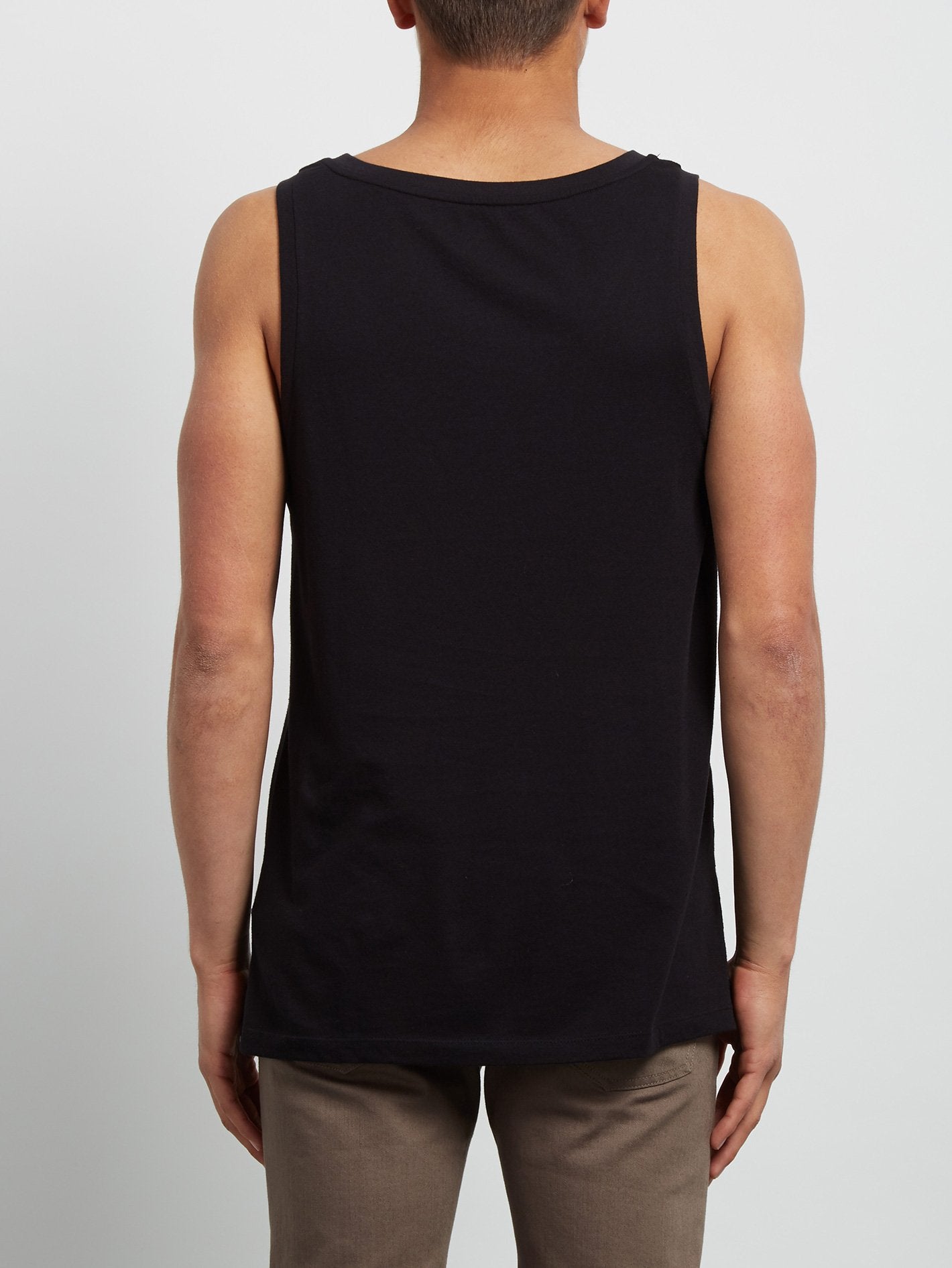 Classic Stone Tank Shirt - Black