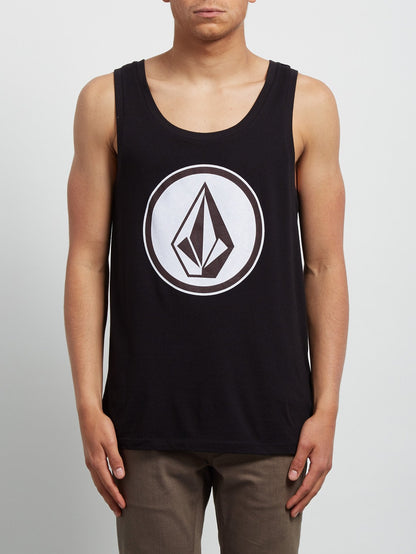 Classic Stone Tank Shirt - Black