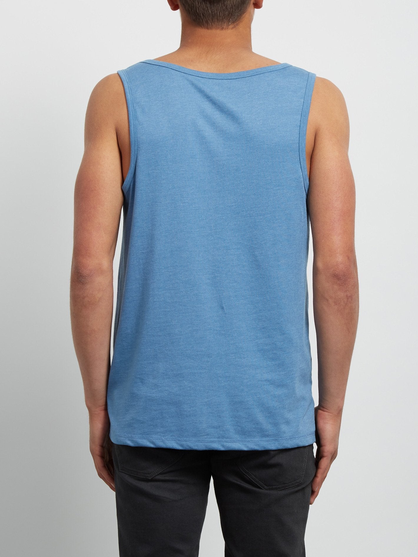 Pocket Heather Tank - Wrecked Indigo