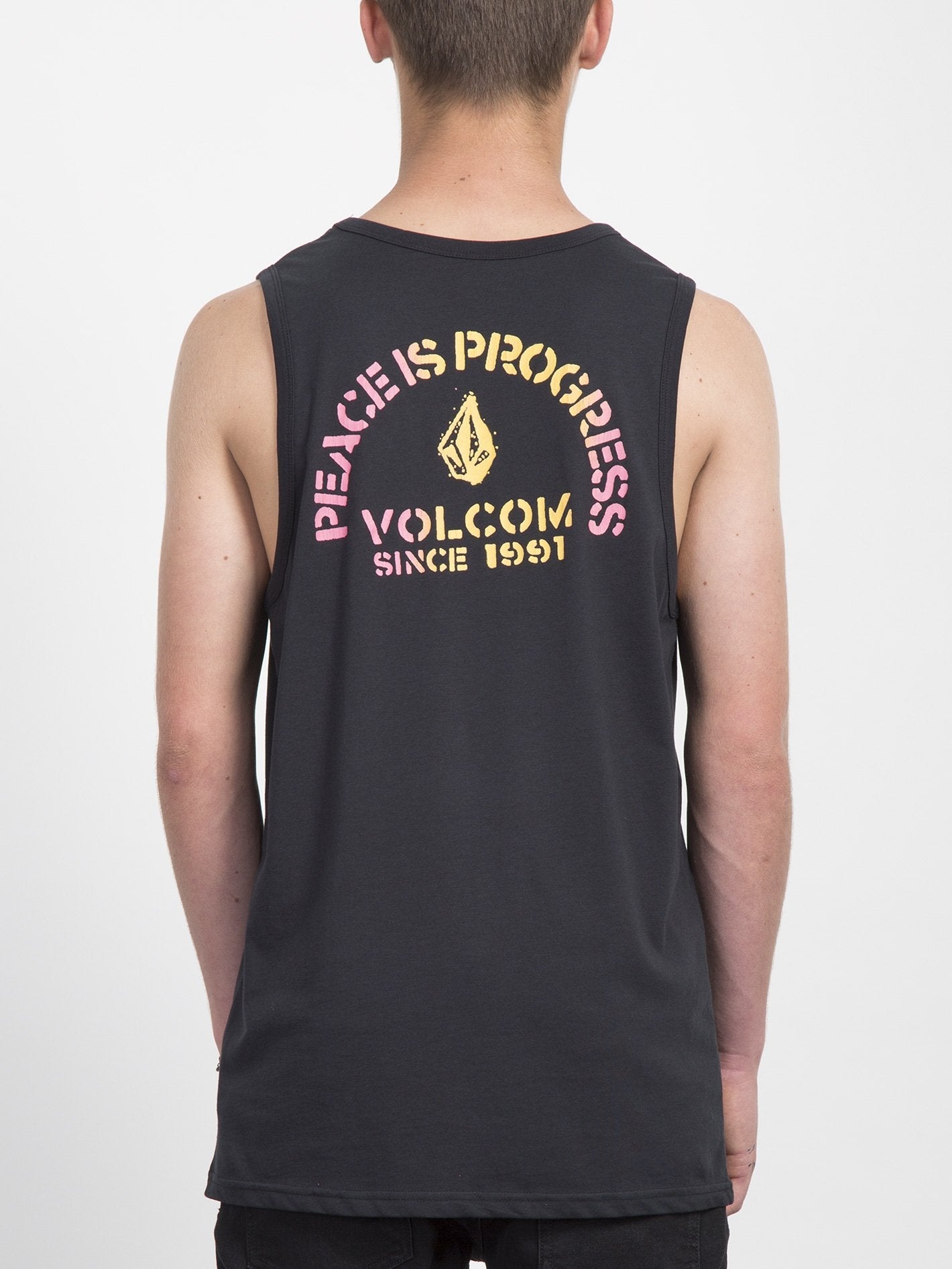 Peace Is Progess T-shirt  - Black