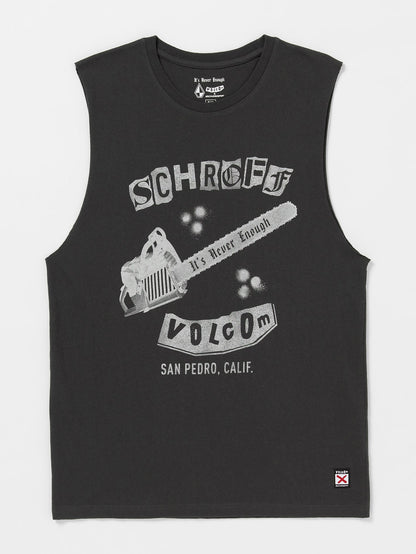 Schroff X Volcom Sleeveless T-Shirt - Stealth