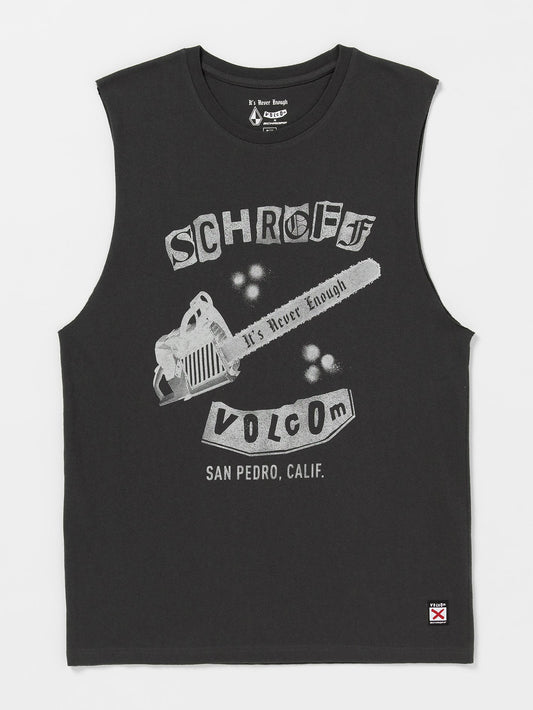 Schroff X Volcom Sleeveless T-Shirt - Stealth