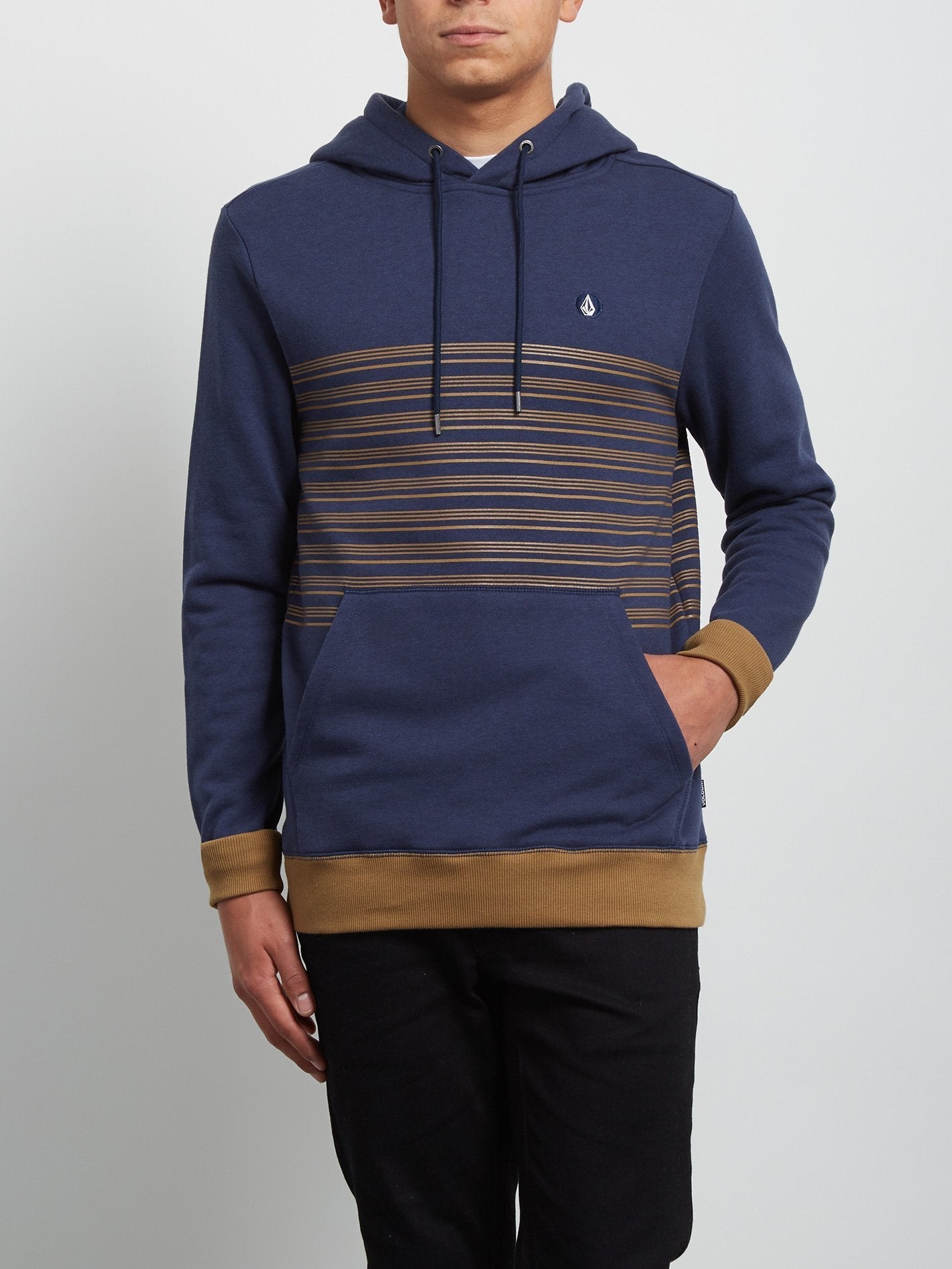 Threezy Hooded Pullover - Deep Blue