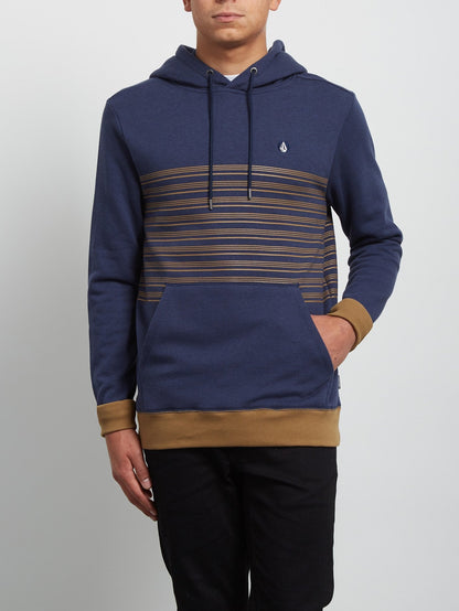 Threezy Hooded Pullover - Deep Blue