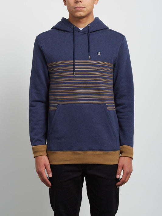 Threezy Hooded Pullover - Deep Blue