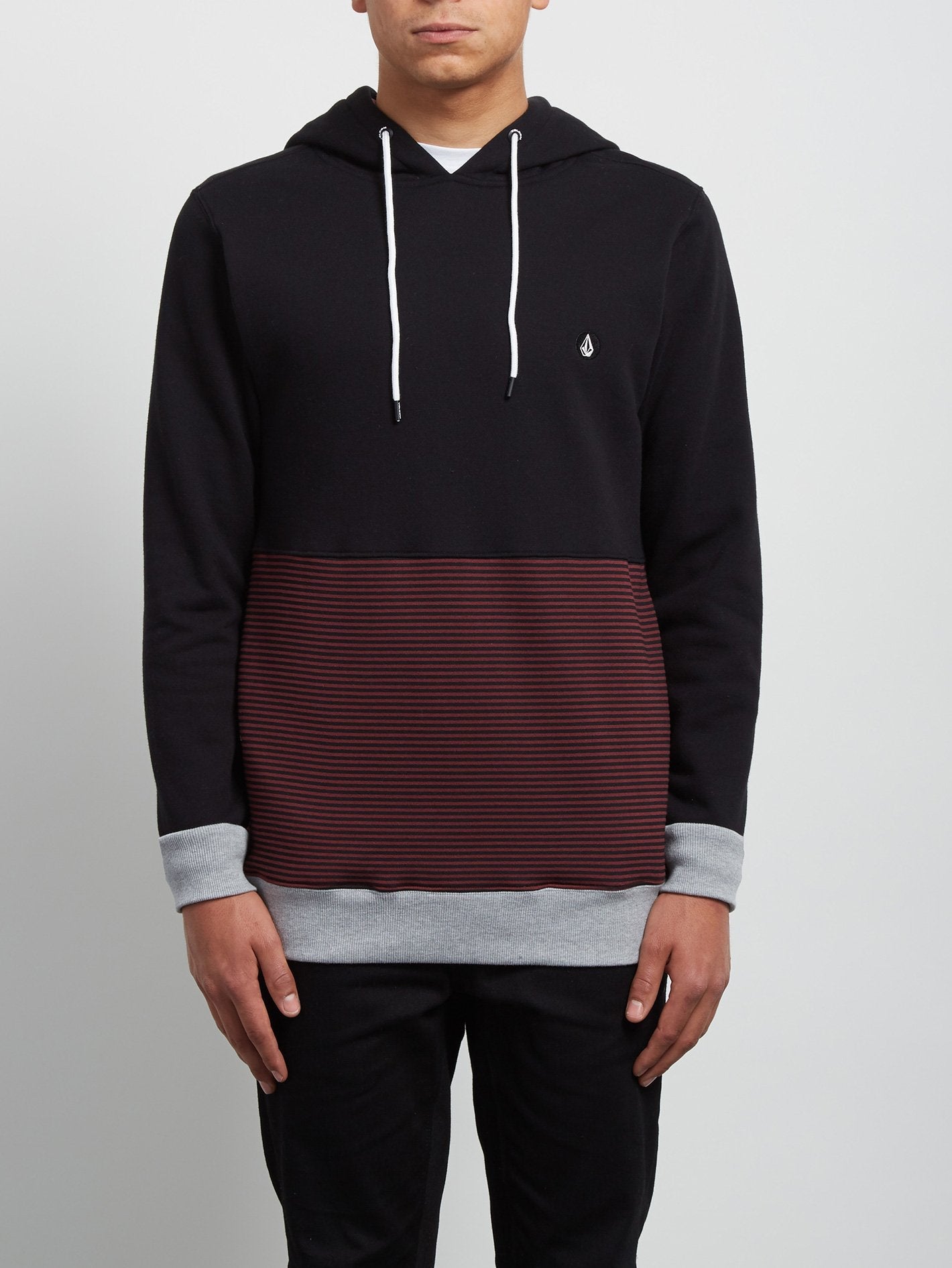 Threezy Hooded Pullover - Crimson