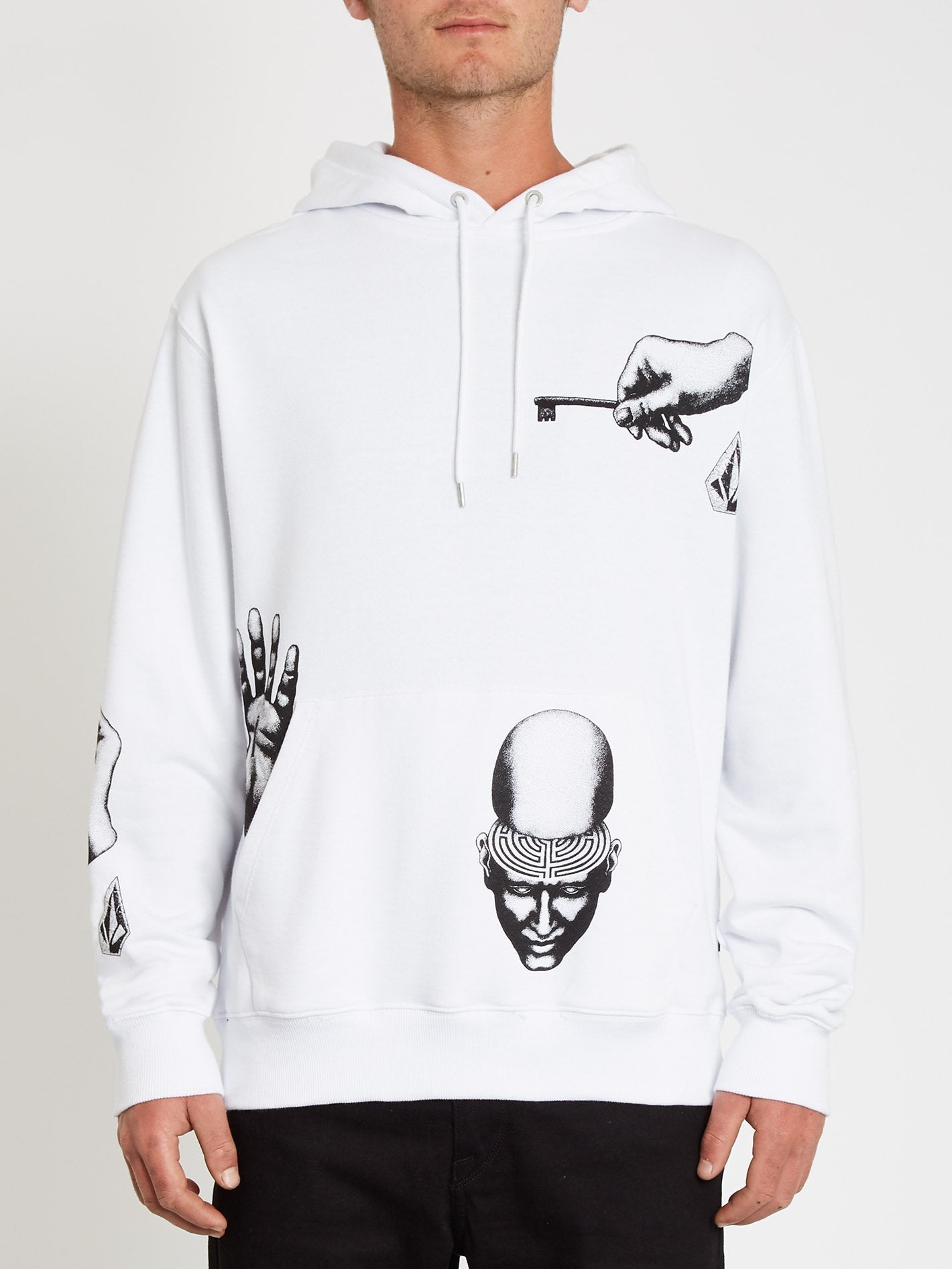 Carlo Vivary Hoodie - White