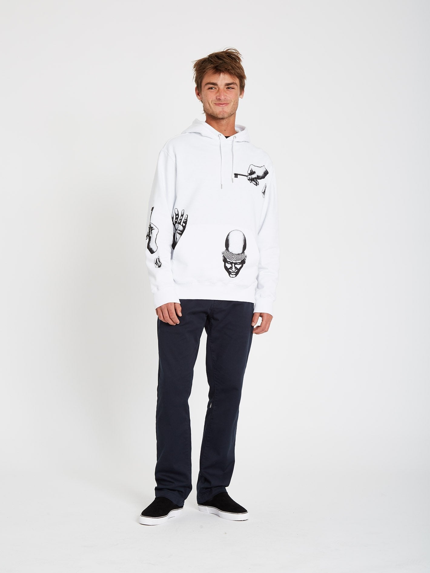 Carlo Vivary Hoodie - White