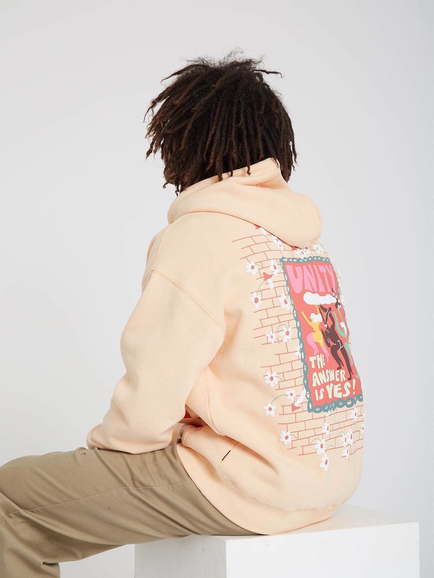 Egle Zvirblyte Hoodie - CREAM BLUSH