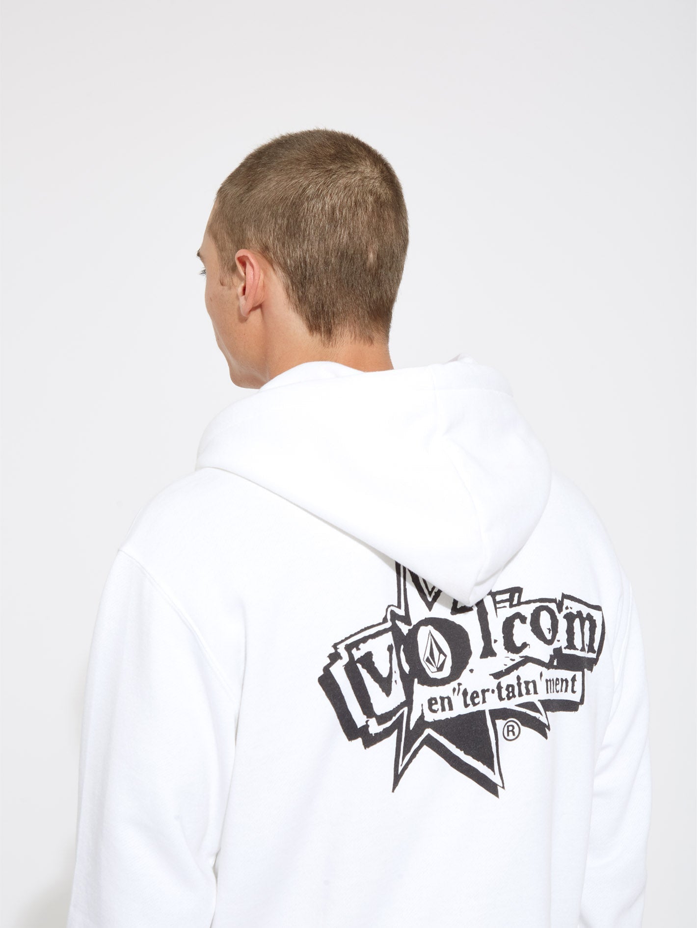 V Entertainment Hoodie - WHITE